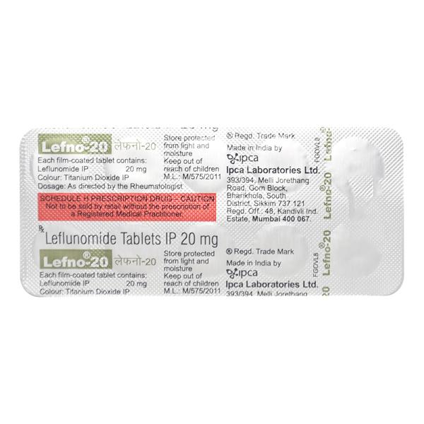 Lefno 20mg Tablet 10'S - Global Surgicals