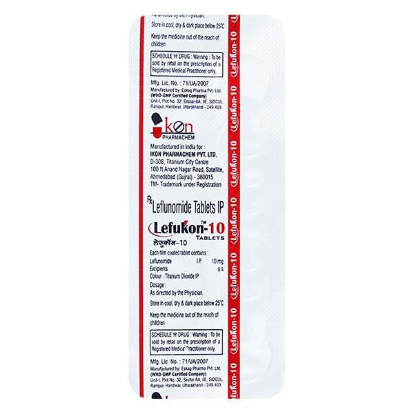 LEFUKON 10 Tablet 10's - Global Surgicals