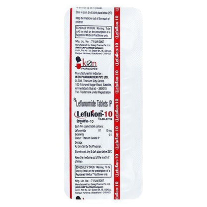 LEFUKON 10 Tablet 10's - Global Surgicals