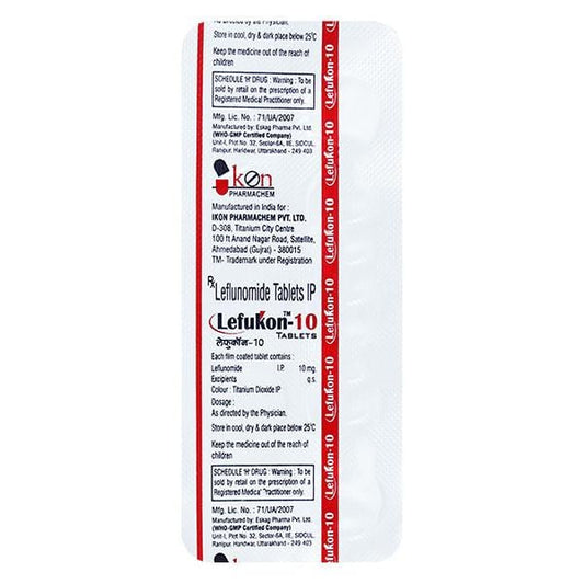 LEFUKON 10 Tablet 10's - Global Surgicals