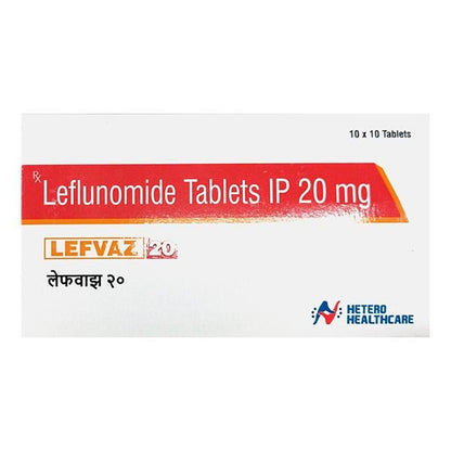 LEFVAZ 20 Tablet 10's - Global Surgicals