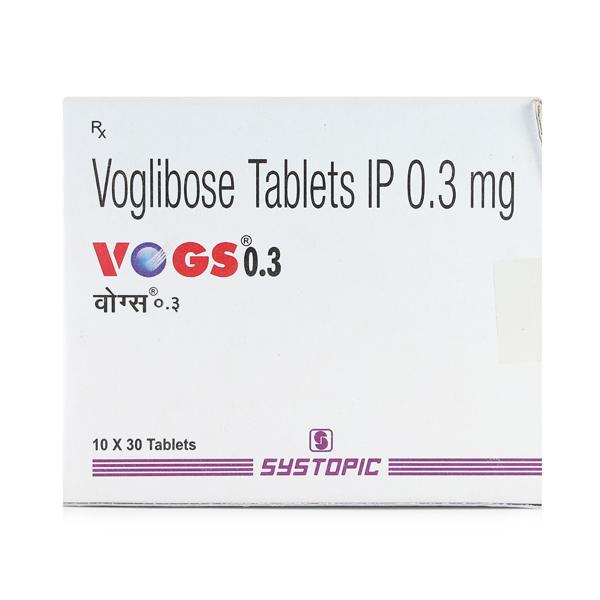 Vogs 0.3mg Tablet 30'S