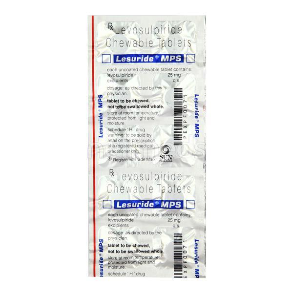 Lesuride MPS Tablet 10'S - Global Surgicals