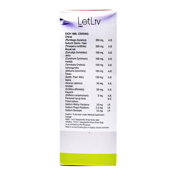 LETLIV Syrup 200ml - Global Surgicals