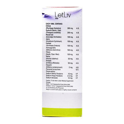 LETLIV Syrup 200ml - Global Surgicals
