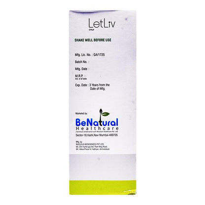LETLIV Syrup 200ml - Global Surgicals