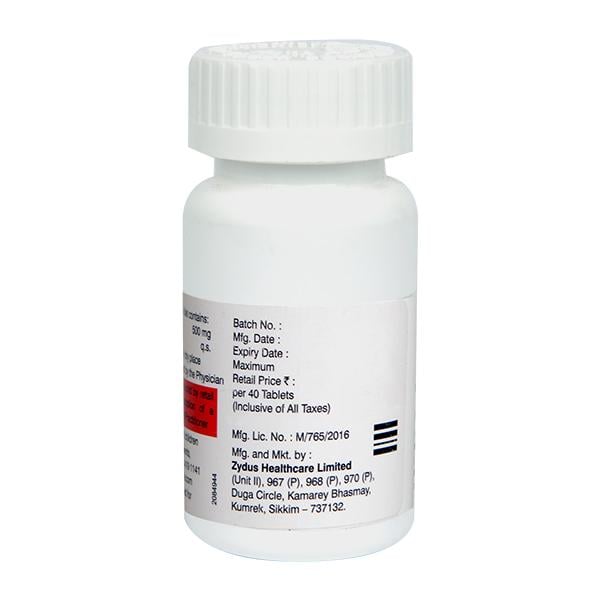 LEVEXX 500 Tablet (20 FREE)+40's - Global Surgicals