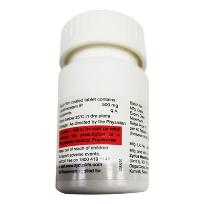 LEVEXX CP 500 Tablet 20(FREE)+40's - Global Surgicals