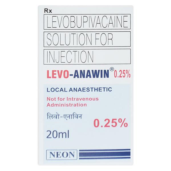LEVO ANAWIN 0.25% Injection 20ml - Global Surgicals