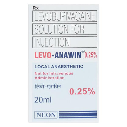 LEVO ANAWIN 0.25% Injection 20ml - Global Surgicals