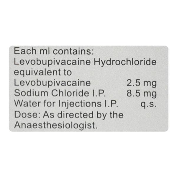 LEVO ANAWIN 0.25% Injection 20ml - Global Surgicals