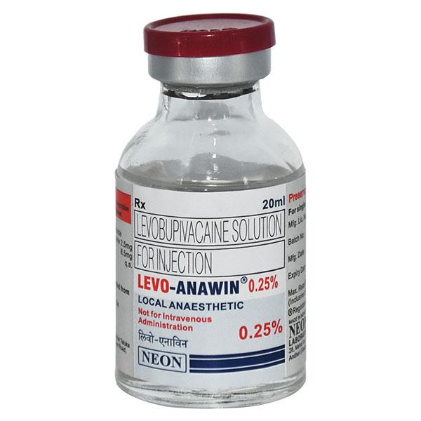 LEVO ANAWIN 0.25% Injection 20ml - Global Surgicals