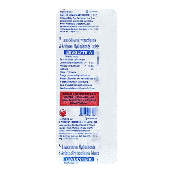 LEVOLYTE A Tablet 10's - Global Surgicals