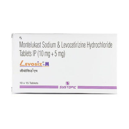 Levosiz M Tablet 15'S - Global Surgicals