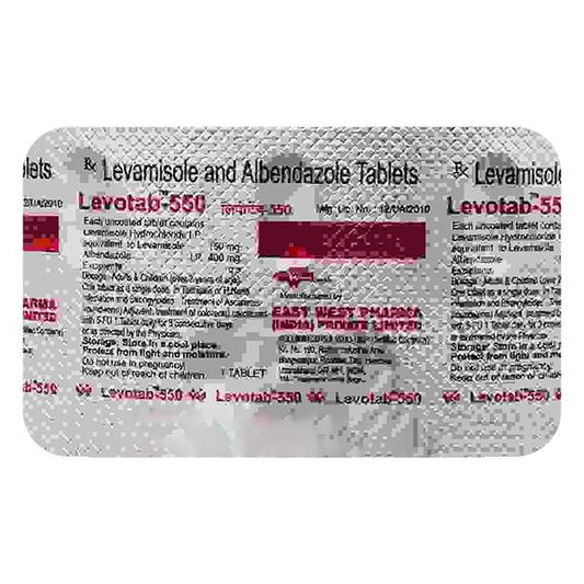 LEVOTAB 550mg Tablet 3's - Global Surgicals
