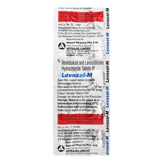 LEVOZAL M Tablet 10's - Global Surgicals