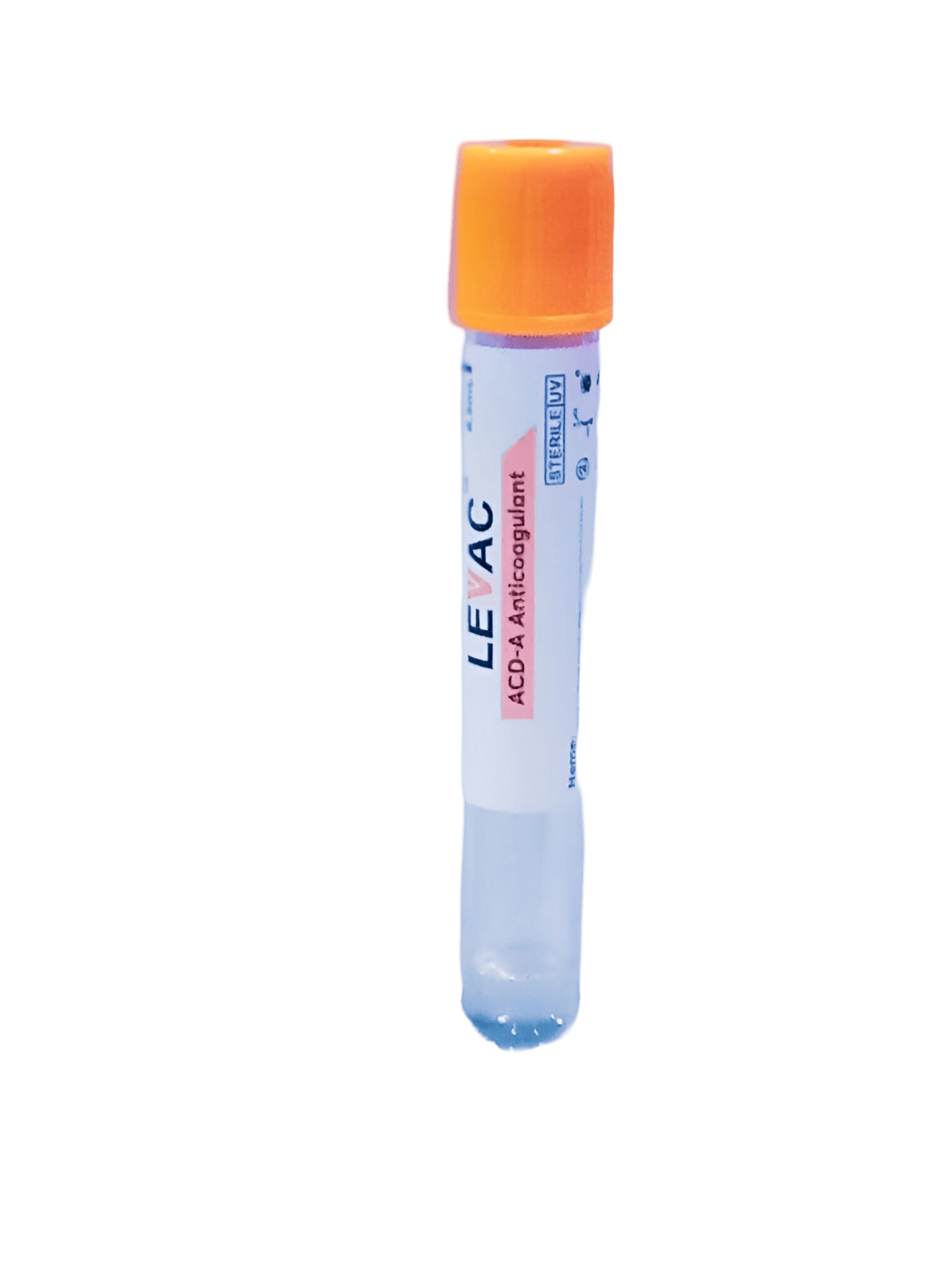 Levram Levac ACD - A Vacuum Blood Collection Tube - Global Surgicals