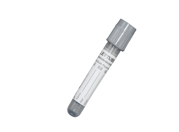 Levram Sodium Flouride Vaccum Blood Collection Tube - Global Surgicals
