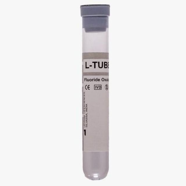 Levram Sodium Fluoride Non Vacuum Blood Collection Tube - Global Surgicals
