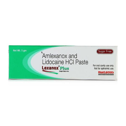 Lexanox Plus Sugar Free Oral Paste 5gm - Global Surgicals