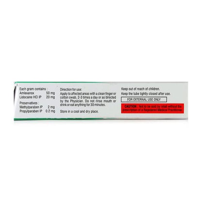 Lexanox Plus Sugar Free Oral Paste 5gm - Global Surgicals