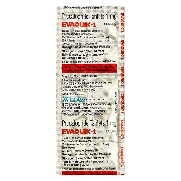 EVAQUIK 1 Tablet 10's