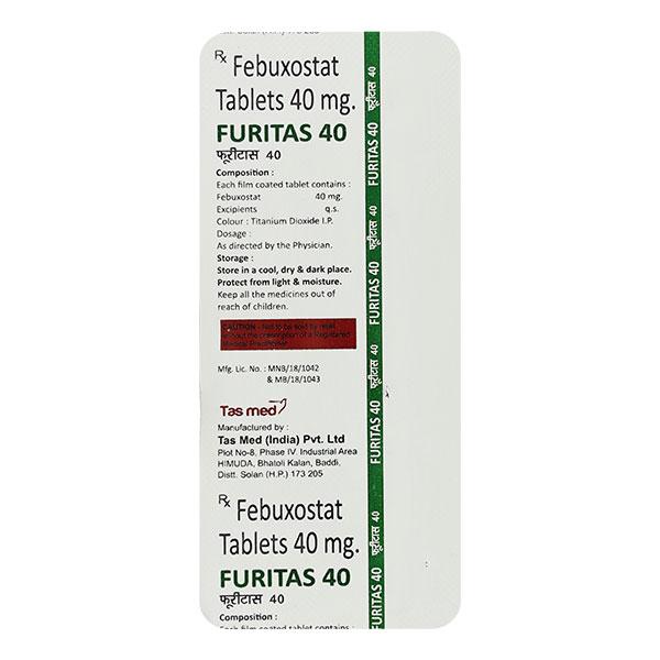 FURITAS 40mg Tablet 10's