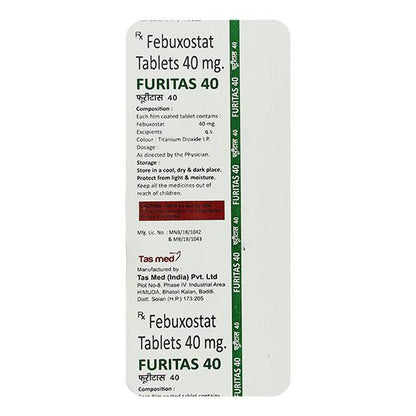 FURITAS 40mg Tablet 10's