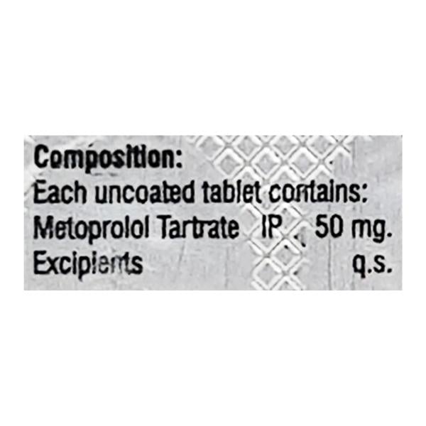 METOPOLE 50mg Tablet 10's