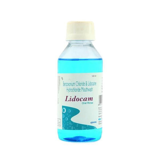 Lidocam Mouth Wash 120ml - Global Surgicals
