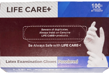 Life Care+ Latex Examination Gloves - Global Surgicals