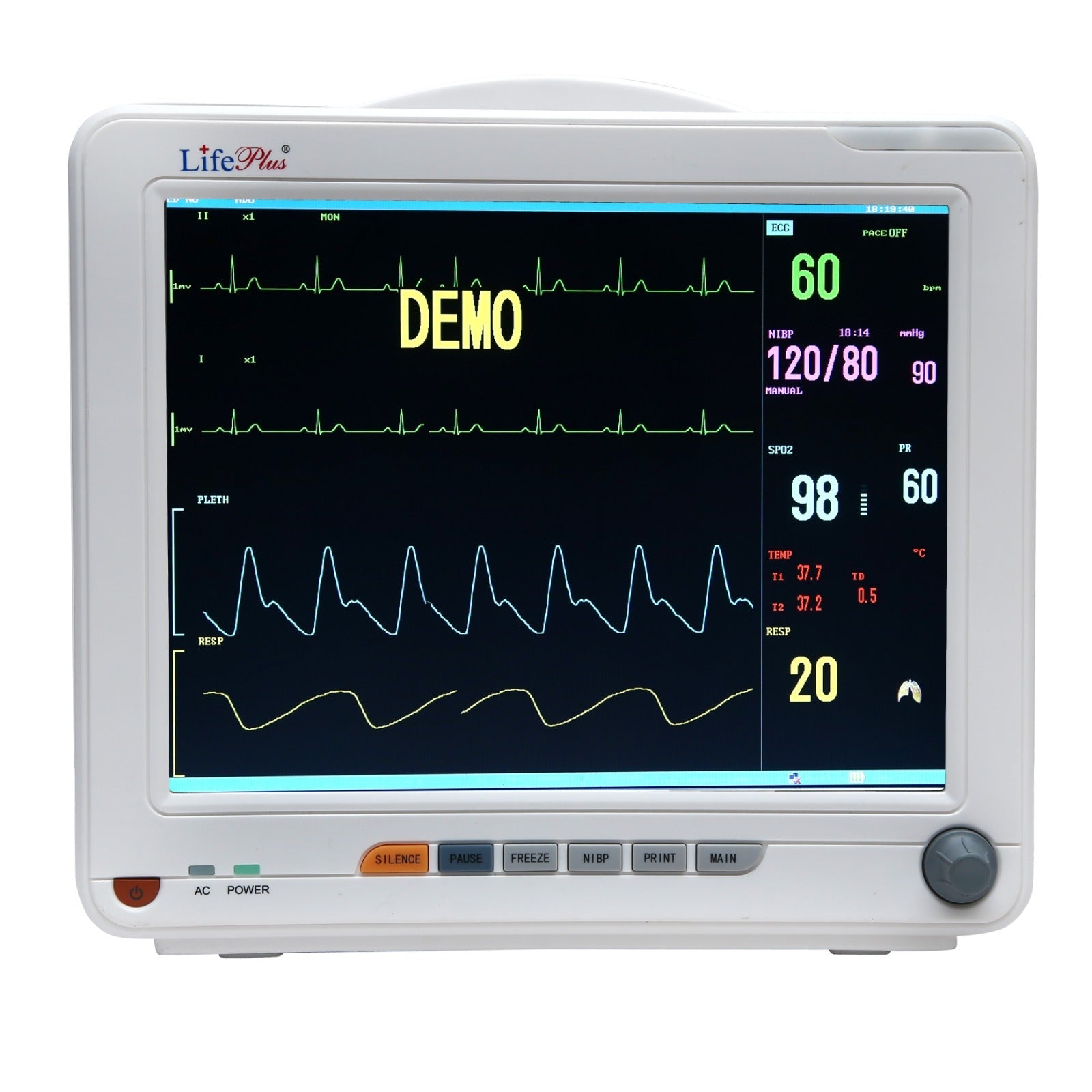 Life Plus Five Para Patient Monitor - (LPM - 903) - Global Surgicals