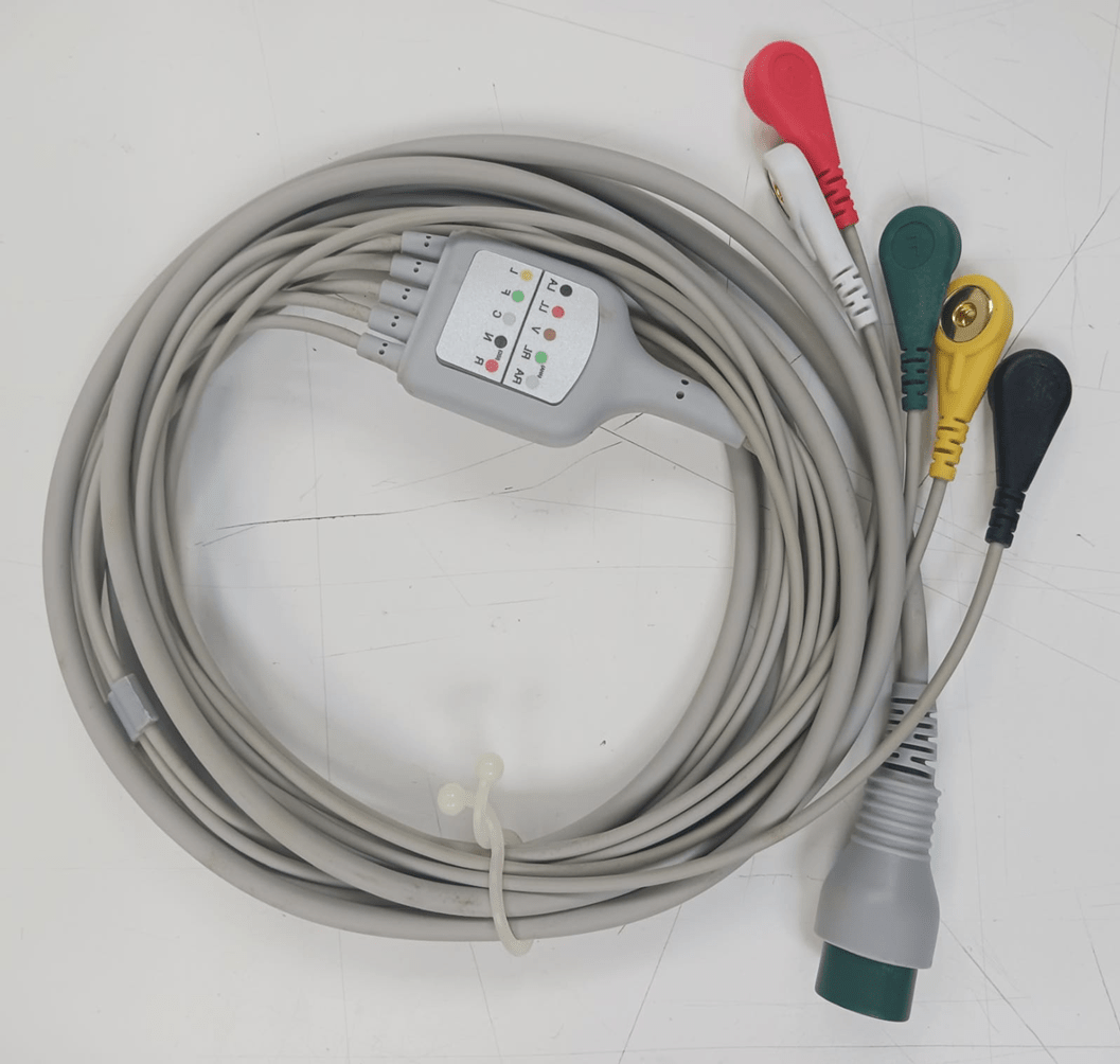 Lifeplus Ecg Cable Patient Monitor Accessories Compatible with All Monitor - Global Surgicals