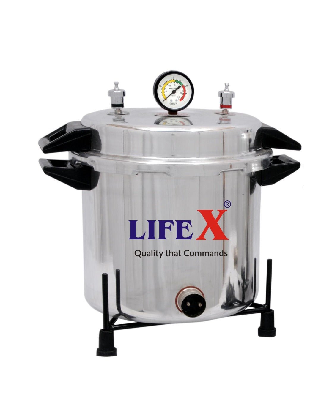 LifeX Autoclave Cooker Type Stainless Steel 12 x 12 - Global Surgicals