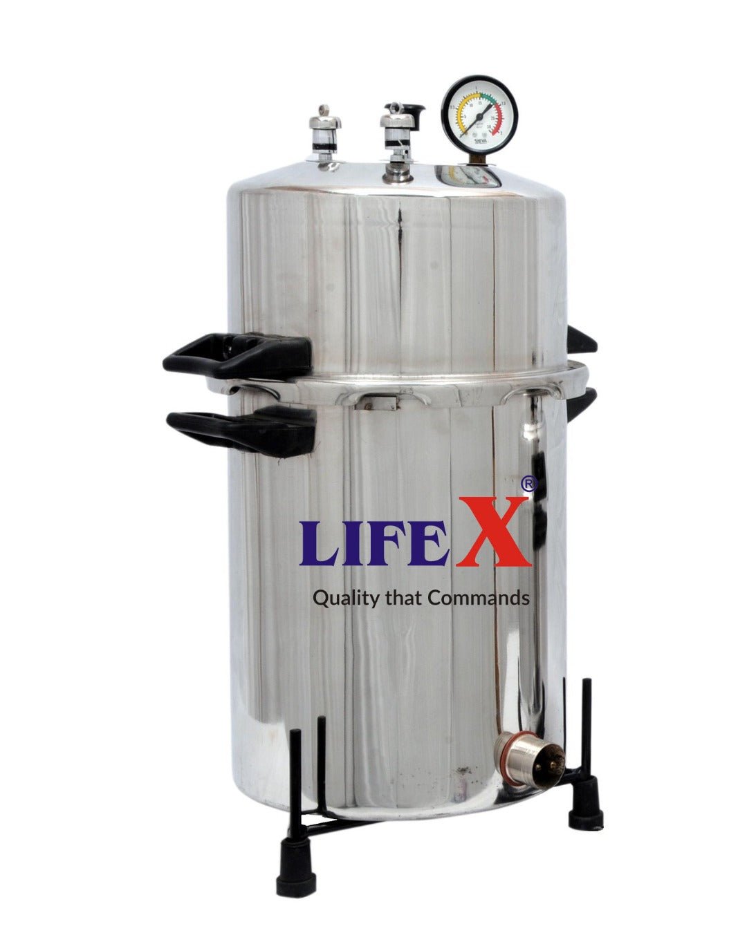 LifeX Autoclave Cooker Type Stainless Steel 12 x 22 - Global Surgicals