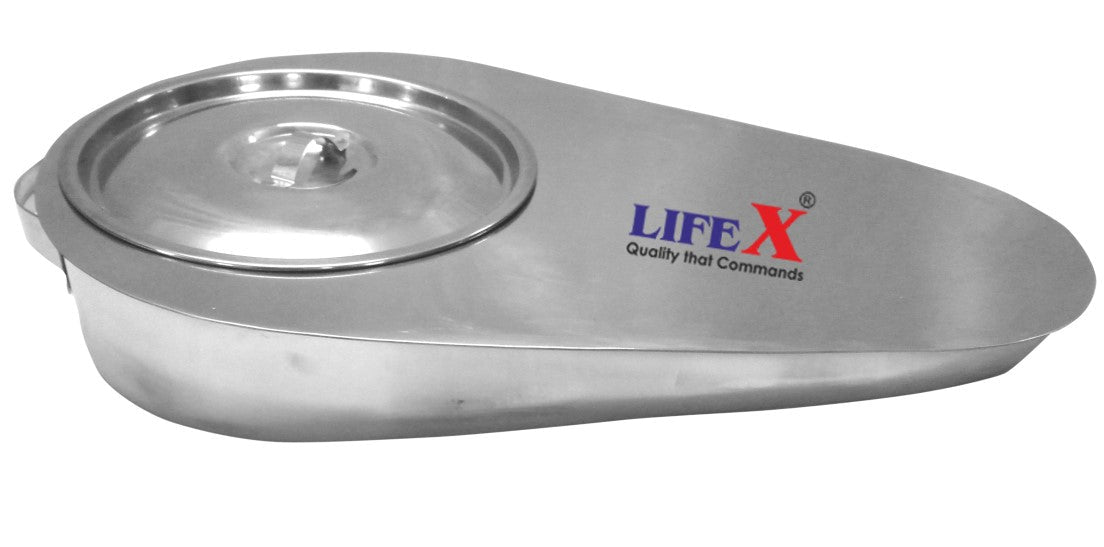 LifeX Stainless Steel Bed Pan - Global Surgicals