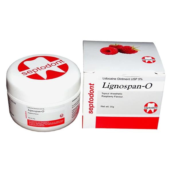 LIGNOSPAN O RASPBERRY FLAVOUR Ointment 35g - Global Surgicals