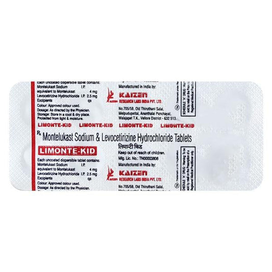 LIMONTE KID Tablet 10's - Global Surgicals