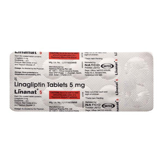 LINANAT 5 Tablet 10s's - Global Surgicals