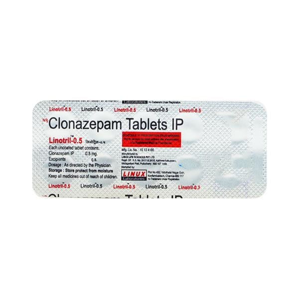 Linotril 0.5mg Tablet 10'S - Global Surgicals