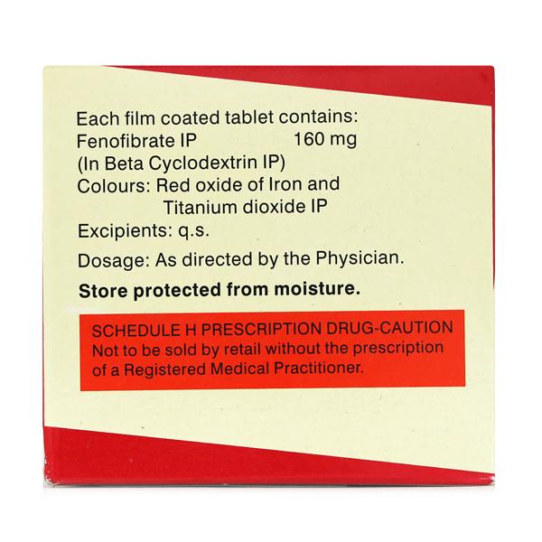 Lipicard 160mg Tablet 10'S - Global Surgicals