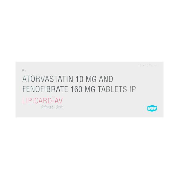 Lipicard AV Tablet 10'S - Global Surgicals