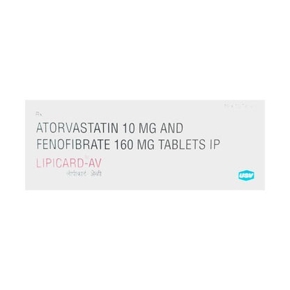 Lipicard AV Tablet 10'S - Global Surgicals