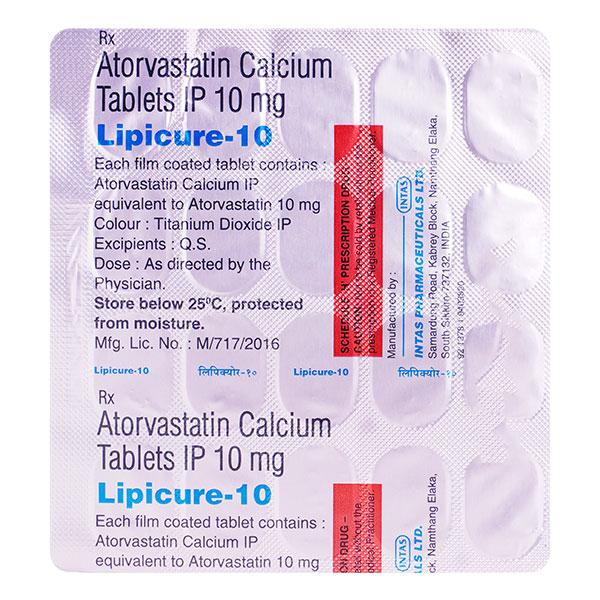 LIPICURE 10 Tablet 20's - Global Surgicals