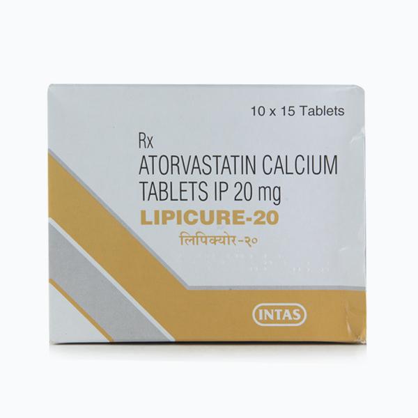 Lipicure 20mg Tablet 15'S - Global Surgicals