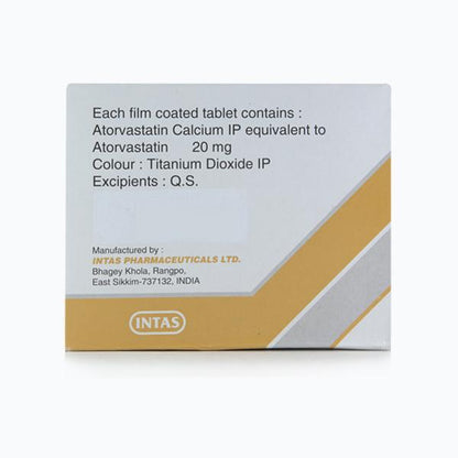 Lipicure 20mg Tablet 15'S - Global Surgicals