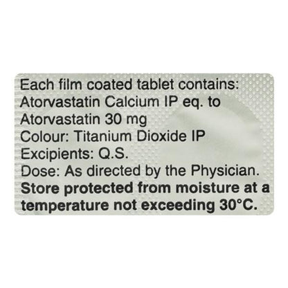 LIPICURE 30 Tablet 10's - Global Surgicals