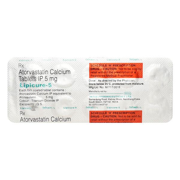 Lipicure 5mg Tablet 10'S - Global Surgicals