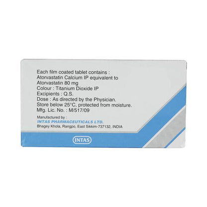 Lipicure 80mg Tablet 10'S - Global Surgicals