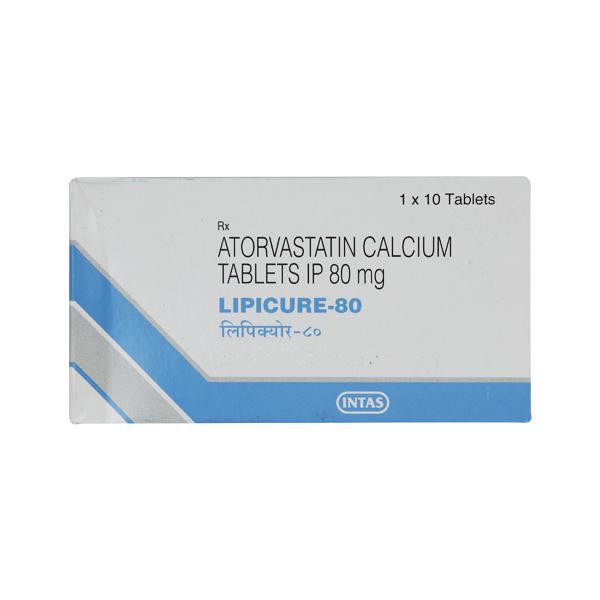 Lipicure 80mg Tablet 10'S - Global Surgicals
